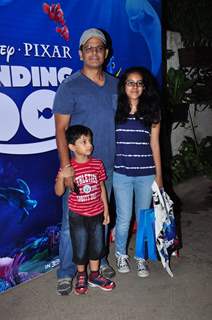 Actor Nasir Khan  with kids at Special Screening of 'Finding Dory'