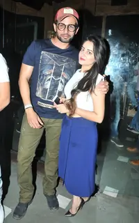 Jay Bhanushali with Mahhi Vij at Sana Khan's Birthday Bash!
