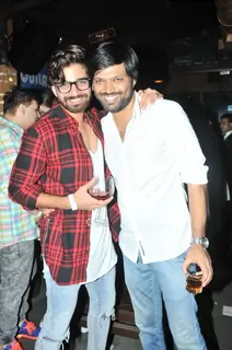 Anand Mishra and Vishal Singh at Sana Khan's Birthday Bash!