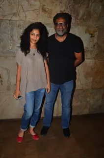 Gauri Shinde and R. Balki at Special Screening of 'Udta Punjab'