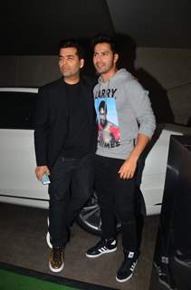 Varun Dhawan and Karan Johar at Special Screening of 'Udta Punjab'