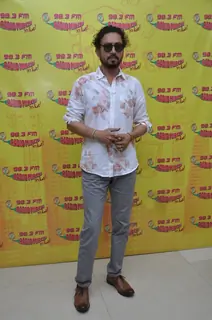 Irrfan Khan at Radio Mirchi Studio