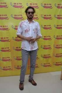 Irrfan Khan at Radio Mirchi Studio