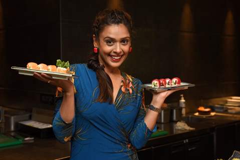 Hrishita Bhatt at Food Shot Event