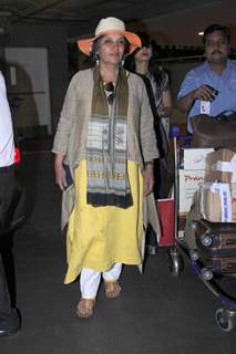 Shabana Azmi snapped at Airport