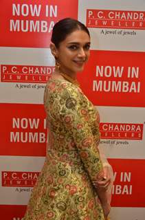 Aditi Rao Hydari at PC Chandra Jewellers Store