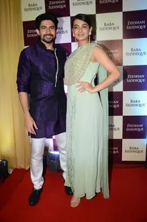Hussain Kuwajerwala & Tina Kuwajerwala at Baba Siddique's Iftaar Party 2016
