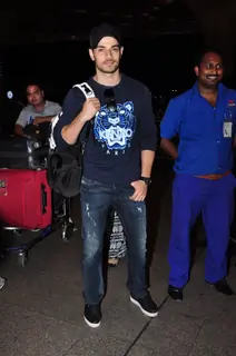 Sooraj Pancholi Snapped While Leaving from IIFA