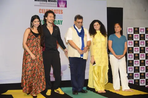 Digangana Suryavanshi, Subhash Ghai, Tiger Shroff & Palak Muchhal Celebrates 'World Yoga Day' at Whi