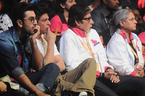 Ranbir Kapoor, Shah Rukh Khan, Amitabh Bachchan at Launch of Pro Kabaddi League-Season 4