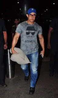 Aamir Khan spotted on airport