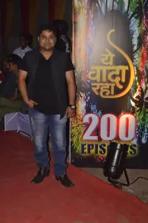 Prasad Barve at celebration of completion of 200 episodes of 'Ye Vaada Raha'
