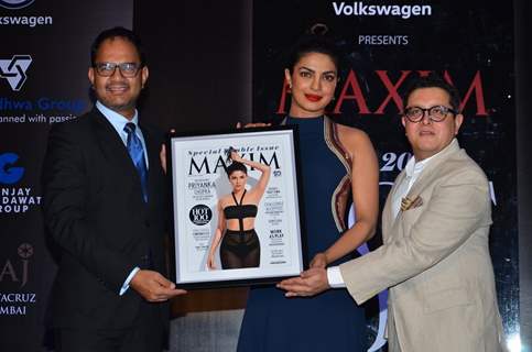 Launch of 'Maxim' magazine's cover by Priyanka Chopra