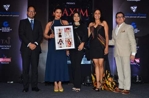 Launch of 'Maxim' magazine's cover by Priyanka Chopra