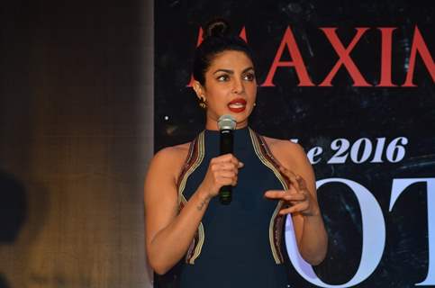 Launch of 'Maxim' magazine's cover by Priyanka Chopra