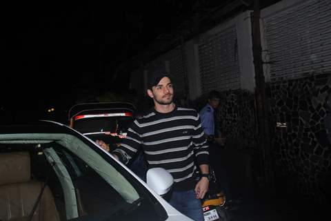 Sooraj Pancholi Snapped at Corner House