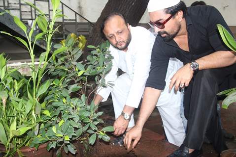 Ajaz Khan does tree plantation 'Van Mahotsav Week'