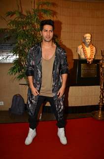 Varun at the promotion of 'Dishoom'