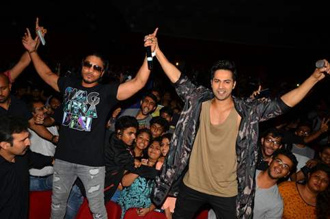 Varun at the promotion of 'Dishoom'