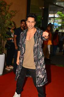 Varun at the promotion of 'Dishoom'