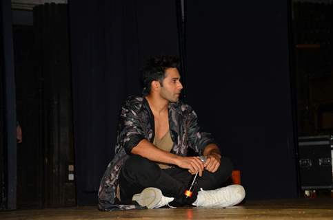 Varun at the promotion of 'Dishoom'