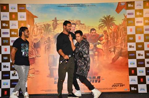 Varun Dhawan and John Abraham promotes their movie'Dishoom'