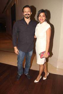 Vivek Oberoi with his wife at Krishika Lulla's Party for The New Asian Restaurant DASHANZI