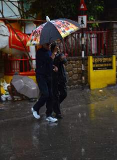 Jeetendra Snapped at 'Shani Mandir' - Juhu