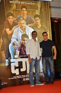 Aamir Khan at Poster Launch of 'Dangal'