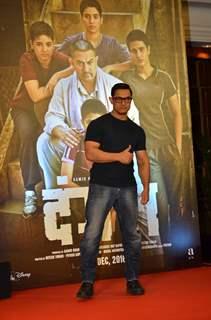 Aamir Khan at Poster Launch of 'Dangal'