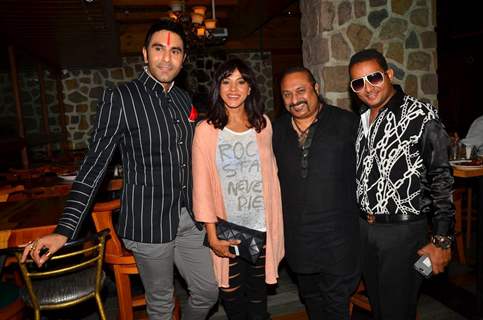 Sandip Soparkar, Manasi Scott and Leslie at  launch of Karaoke World Championships by TAP Restobar