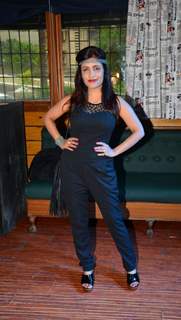 Shibani Kashyap at  launch of Karaoke World Championships by TAP Restobar