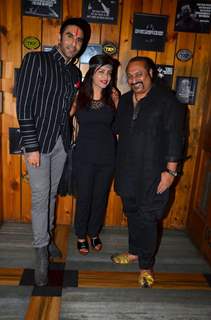 Sandip Soparkar, Manasi Scott and Leslie at  launch of Karaoke World Championships by TAP Restobar