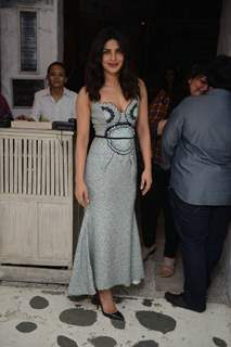 Priyanka Chopra Snapped at Olive in Delhi