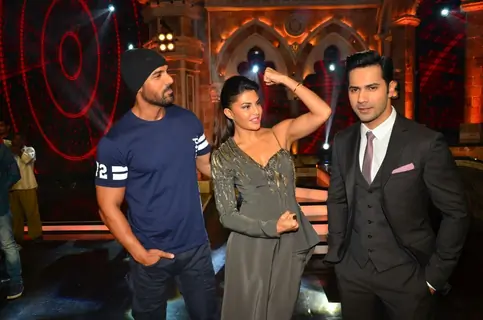 Varun Dhawan, Jacqueline Fernandes and John Abraham Promotes 'Dishoom' on India's Got Talent
