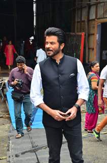 Anil Kapoor on the sets of 'India's Got Talent'