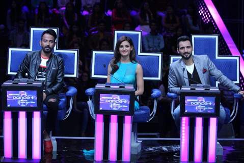 Punit J Pathak, Shakti Mohan and Dharmesh Yelande judging at Dance + Season 2