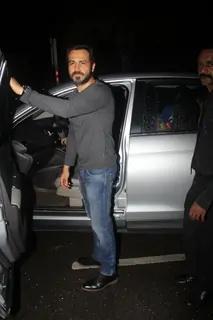 Emraan Hashmi snapped in BKC post dinner!