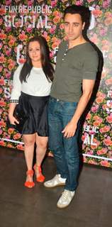 Imran Khan snapped with Avantika Mallik at '[SOCIAL]'