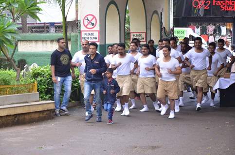 Manoj Bajpayee at Launch of Anthem of film Budhia Singh - Born To Run