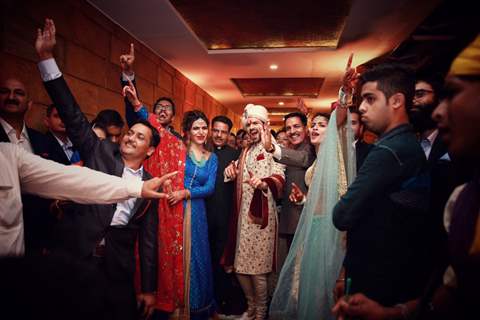 Vivek Dahiya arrives in a fun manner for his wedding