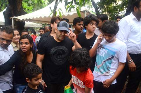 Salman Khan at a Tree Plantation event in Collaboration with BMC