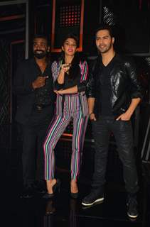 Varun and Jacqueline with Remo for Promotion of 'Dishoom' on 'Dance Plus Season 2'