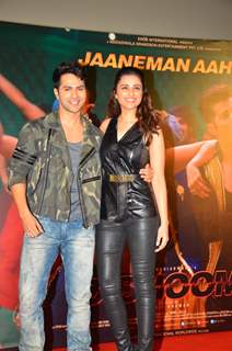 Varun Dhawan and  Parineeti Chopra at Launch of Song 'Jaaneman Aah' from Dishoom