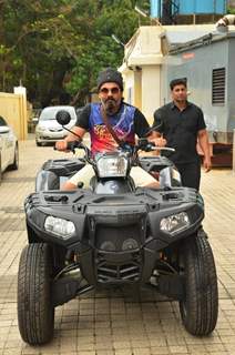 RJ ALok rides the 'Dishoom quad Bike' at Launch of Song 'Jaaneman Aah' from Dishoom