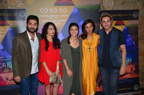 Alia Bhatt, Ira Dubey and Raaghav Chanana at Special Screening of film 'M Cream'