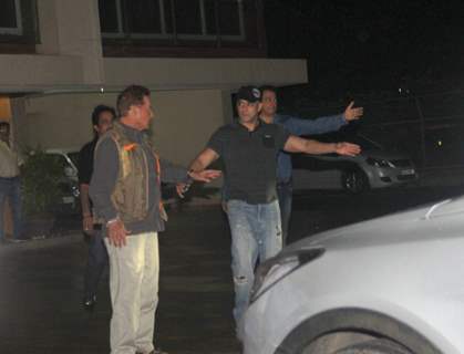 Salman Khan and Salim Khan spotted at Arpita Khan's Bash!