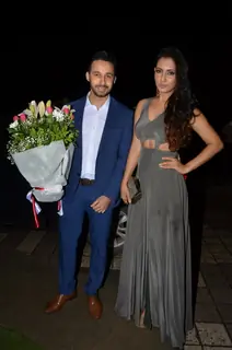 Rizwan Bachav and Additi Gupta at Divyanka Tripathi - Vivek Dahiya's Wedding Reception