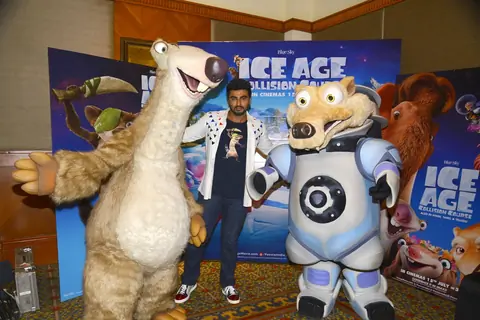 Arjun Kapoor promotes 'Ice Age'