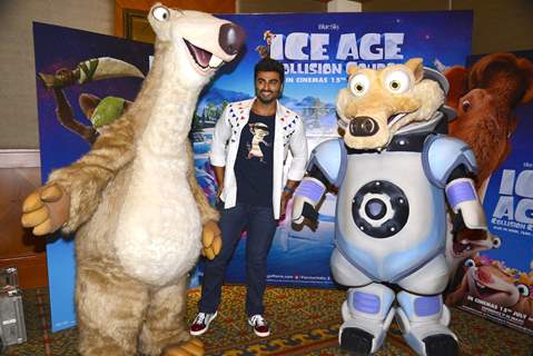 Arjun Kapoor promotes 'Ice Age'